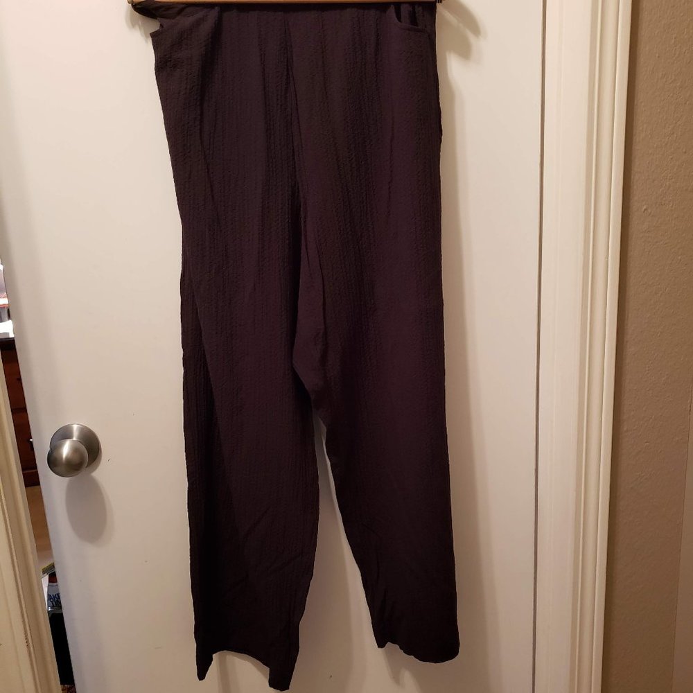 Black Gauzy, Flowy Pants by Habitat, size XL, with pockets!